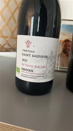 Údolí Rhôny Ventoux Château Saint Sauveur Au bois de mon Cœur 2022