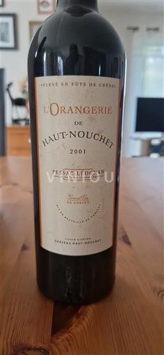 Bordeaux Pessac-Léognan Haut-Nouchet L'Orangerie 2001