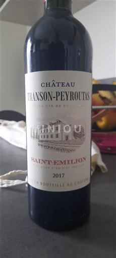 Bordeaux Saint-Émilion Château Transon-Peyroutas 2017