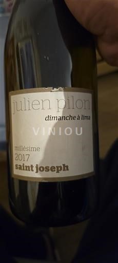 Vale do Ródano Saint-Joseph Julien Pilon dimanche à lima 2017
