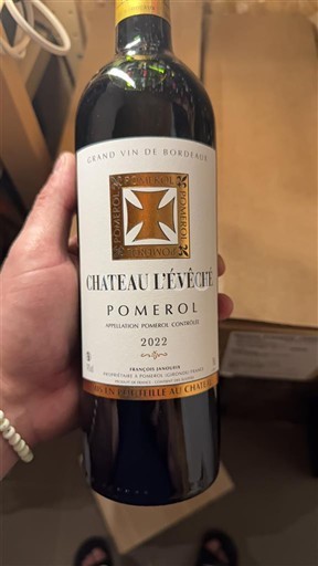 Bordeaux Pomerol Château L'Évêché 2022