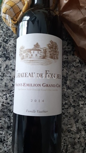 Bordeaux Saint-Émilion Grand Cru Grand Cru Château Fonbel 2014