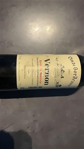 Bordeaux Bordeaux Supérieur Château Vernon 2003