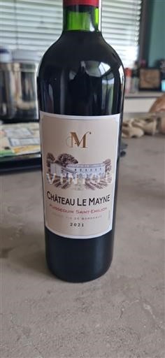 Bordeaux Montagne-saint-émilion Château Le Mayne 2021