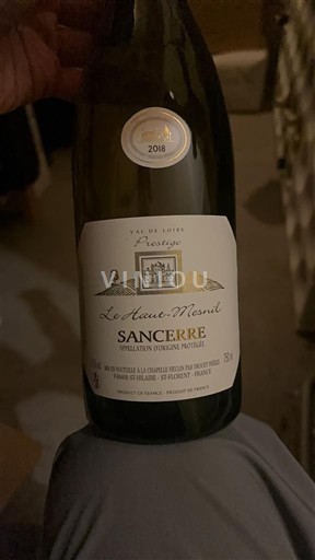 Loire Valley Sancerre Domaine La Perrière Le Haut Mesnil 2018