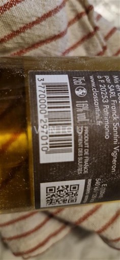 Corse Patrimonio Clos Santini Haute vigne Không niên vụ