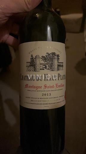 Bordeaux Montagne-Saint-Émilion Château Haut Plantey 2013