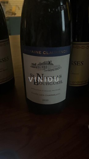 Loire-dalen Saint-Nicolas-De-Bourgueil Domaine Claudine Les Charmilles 2020