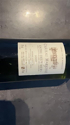 Burdeos Entre dos mares Château Marjosse 2008