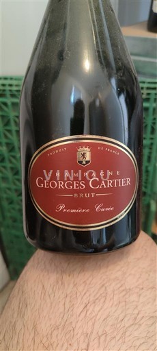 Champaña Champán Georges Cartier Premiere Sin añada