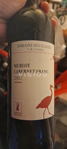 Aquitaine và Charentes Charentais Domaine S Claires 2017