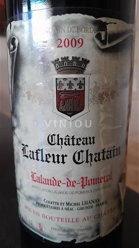 Bordeaux Lalande-de-Pomerol Château Lafleur Chatain 2009