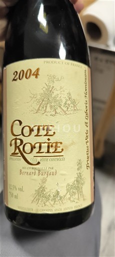 Vallée du Rhône Côte-rôtie Bernard Burgaud 2004