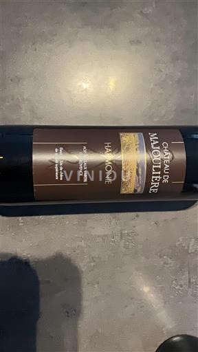 Burdeos Blaye-Côtes de Burdeos Château Majouliere Harmonie 2017