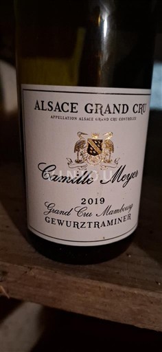 Alzacija Alsace Grand Cru Grand Cru Camille Meyer Grand Cru Mambourg 2019