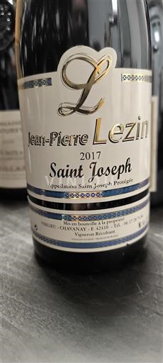 Rhône Valley Saint Joseph Jean-Pierre Lezin 2017