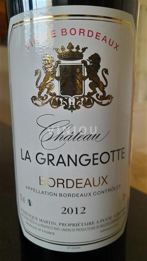 Bordeaux Château La Grangeotte 2012