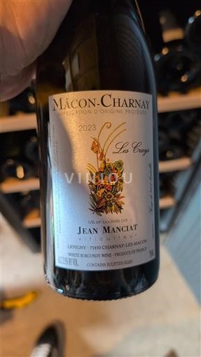 Burgundi Mâcon ja Mâcon-kylät Jean Manciat Les Crays 2023