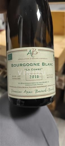 Burgundy Not Specified Domaine Anne Bavard-Brooks La Combe 2016