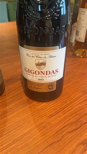 Rhônen laakso Gigondas Les Oréades 2023