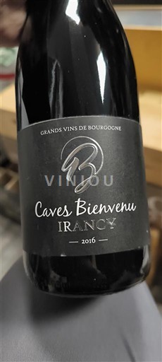 Burgundi Irancy Caves Bienvenu 2016
