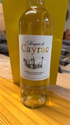 Sudoeste Côtes de Bergerac Marquis de Cayrac 2023