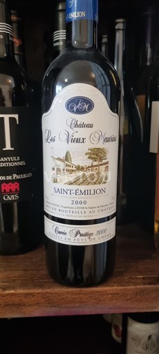 Bordeaux Saint-Émilion Château Les Vieux Maurins Pauline 2000