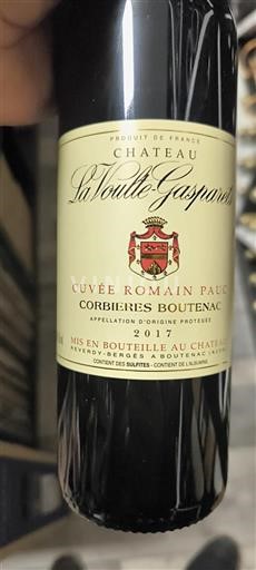 Languedoque Corbières-Boutenac Château La Voulte-Gasparets Romain PAUL 2017