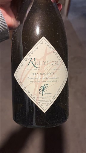 Bourgogne Rully Premier Cru Domaine La Renaissance Les Raclots 2019
