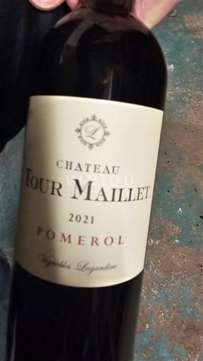 Bordeaux Pomerol Château Tour Maillet 2021
