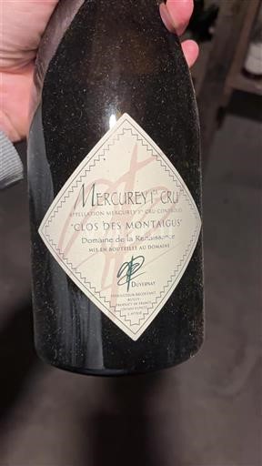 Bourgondië Mercurey Premier Cru Domaine La Résurgence Clos des Montaigus 2018