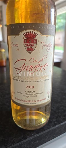 Bordeaux Sainte-Croix-Du-Mont Comte de Gravere Prestige 2019