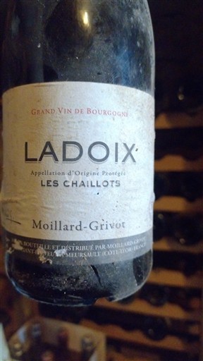 Bourgogne Ladoix Moillard-Grivot Les Chaillots 2015