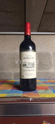 Burdeos Saint-Émilion Château Melin 2018