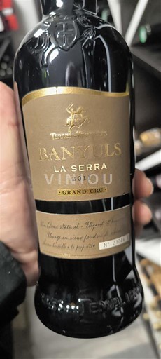 Roussillon Banyuls Grand Cru Grand Cru Tomas Parcé La Serra 2011
