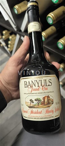 Roussillon Banyuls Grand Cru Grand Cru Président Henry Vidal Président Henry Vidal 1998