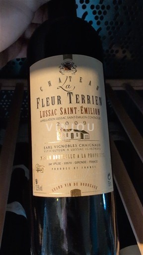 Bordeaux Lussac-Saint-Émilion Château La Fleur Terrien 2009