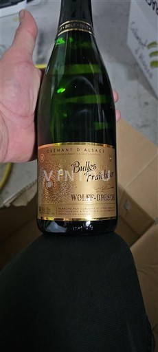 Alsace Crémant d'Alsace Wolff-Dresch Bulles de Fraîcheur Non-Vintage