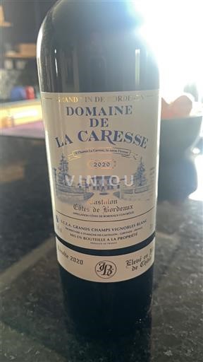 Bordeaux Côtes-de-Bordeaux Domaine La Caresse 2020