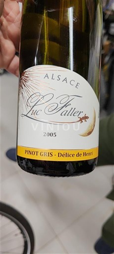 Alsasko Rulandské šedé Luc Faller Délice de Henri 2005