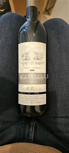 Bordeaux Côtes-de-Bordeaux Château Baron Bertin 2005
