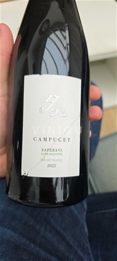 Vin Rouge sec 1753 Saperavi Sans Sulfites Campuget 2022 France Vallée du Rhône AOC