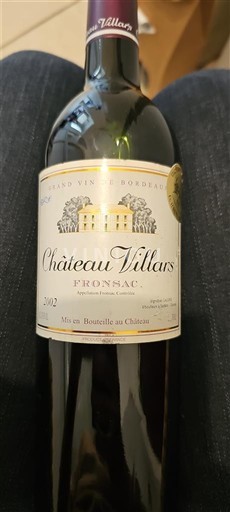 Bordeaux Fronsac Château Villars 2002