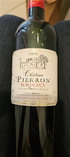Bordeaux Château Pierron 2005