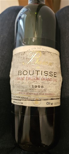 Bordeaux Saint-Émilion Grand Cru Grand Cru Boutisse 1998