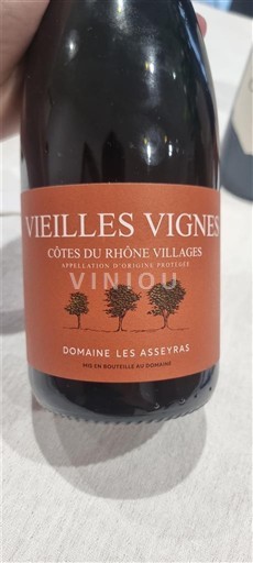 Rhônedalen Côtes-du-Rhône-Villages Domaine Les Asseyas Vieilles Vignes 2023