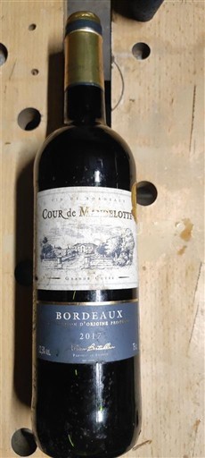 Bordeaux Cour de Montblotte 2017