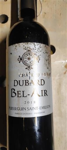 Bordeaux Puisseguin-saint-émilion Château Bard Bel-Air 2018