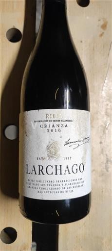 La Rioja rioja Larchago Crianza 2016