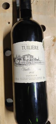Valle del Ródano Ventoux Domaine La Tuilière Vieilles Vignes 2012